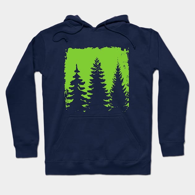 Forest silhouette Hoodie by PallKris